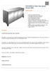 Thermaster FE3100BT S/S Three Door Bench Freezer 386L 1795w