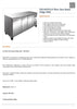 Thermaster FE3100TN S/S Three Door Bench Fridge 386L 1795mm