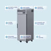 Upright Single Door Refrigerator - HT25-1R-N