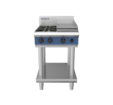 Blue Seal G514C-LS Leg Stand Gas Cooktop 2 Burners 300mm Griddle