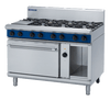 Blue Seal Black Series GE58D Gas 8 Burner Oven Range