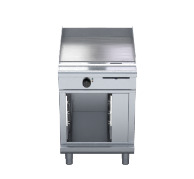 Waldorf 800 Series GPL8600E-CB - 600mm Electric Griddle Low Back Version - Cabinet Base