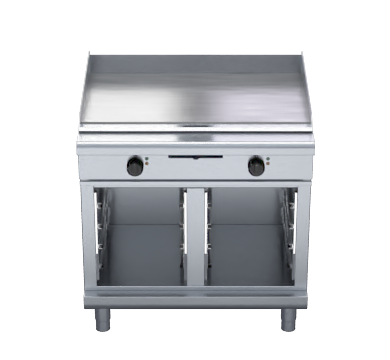 Waldorf 800 Series GPL8900E-CB - 900mm Electric Griddle Low Back Version - Cabinet Base