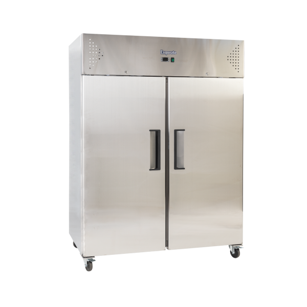 Exquisite GSC1410H Two Solid Doors Upright Storage Refrigerators