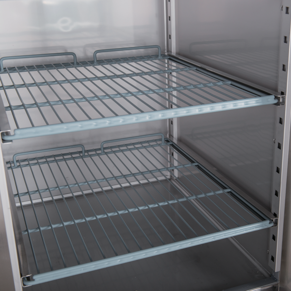 Exquisite GSF1410H Two Split Solid Doors Upright Storage Freezers