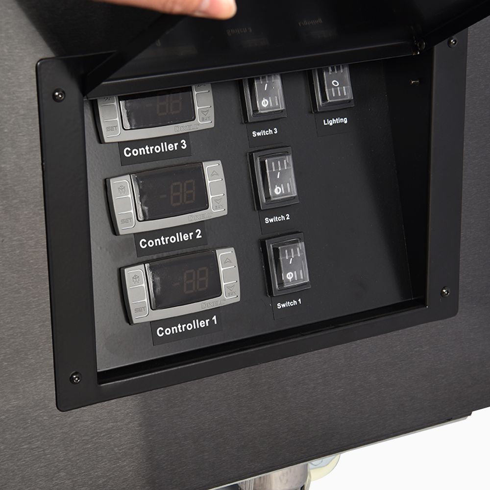Bromic - Open Hot Display Semi Vertical - 900mm