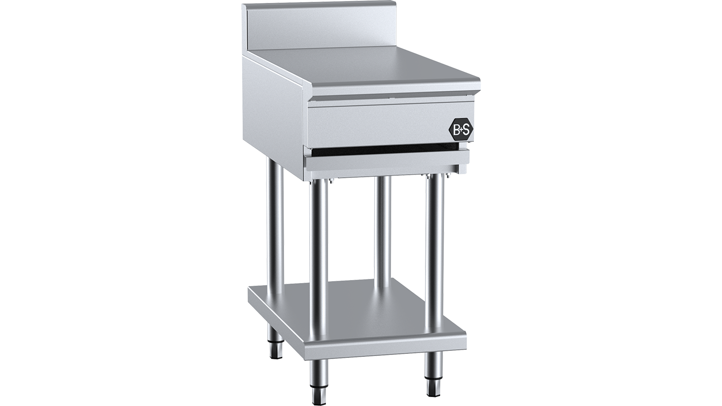 B+S BLACK SERIES: IB-450 Infill Bench 450mm on Stand