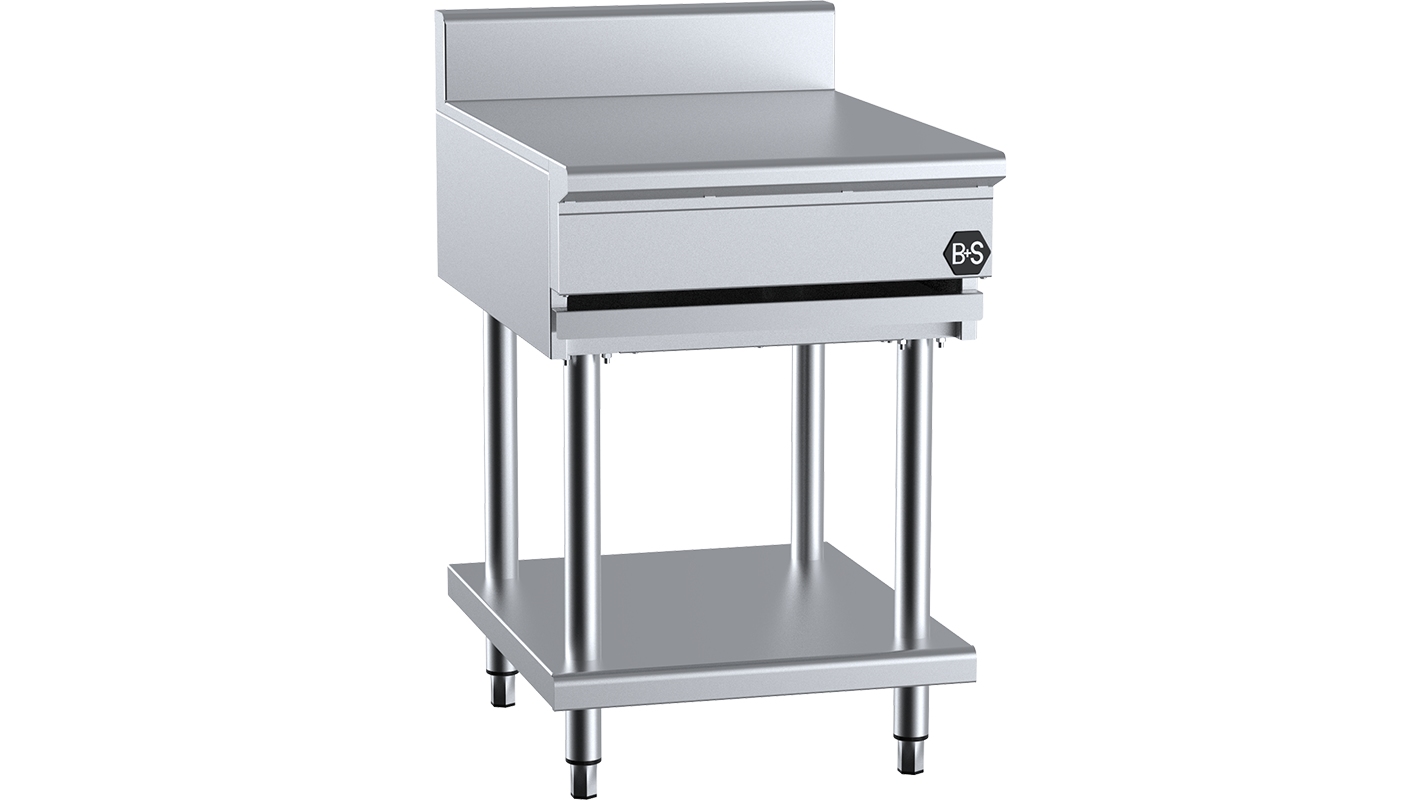 B+S BLACK SERIES: IB-600 Infill Bench 600mm on Stand