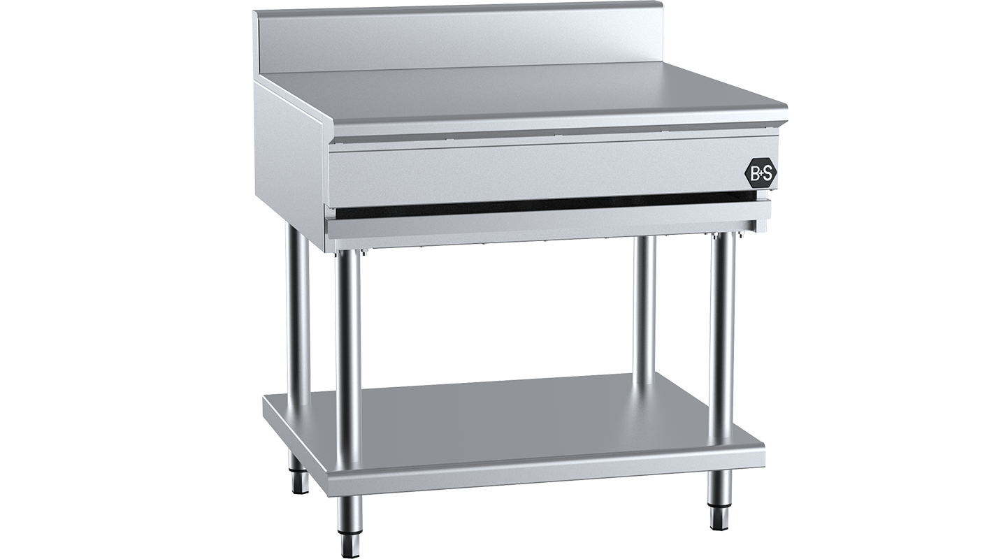 B+S BLACK SERIES: IB-900 Infill Bench 900mm on Stand