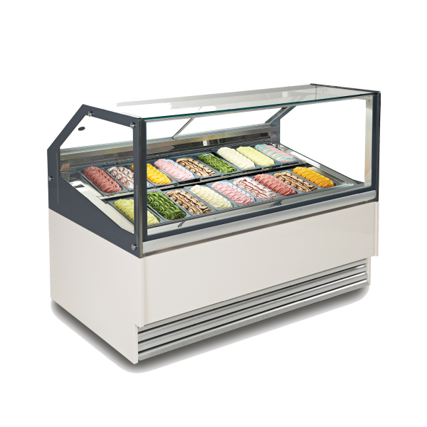 Exquisite IC18T – 18 Tubs Ice Cream Scooping Freezers