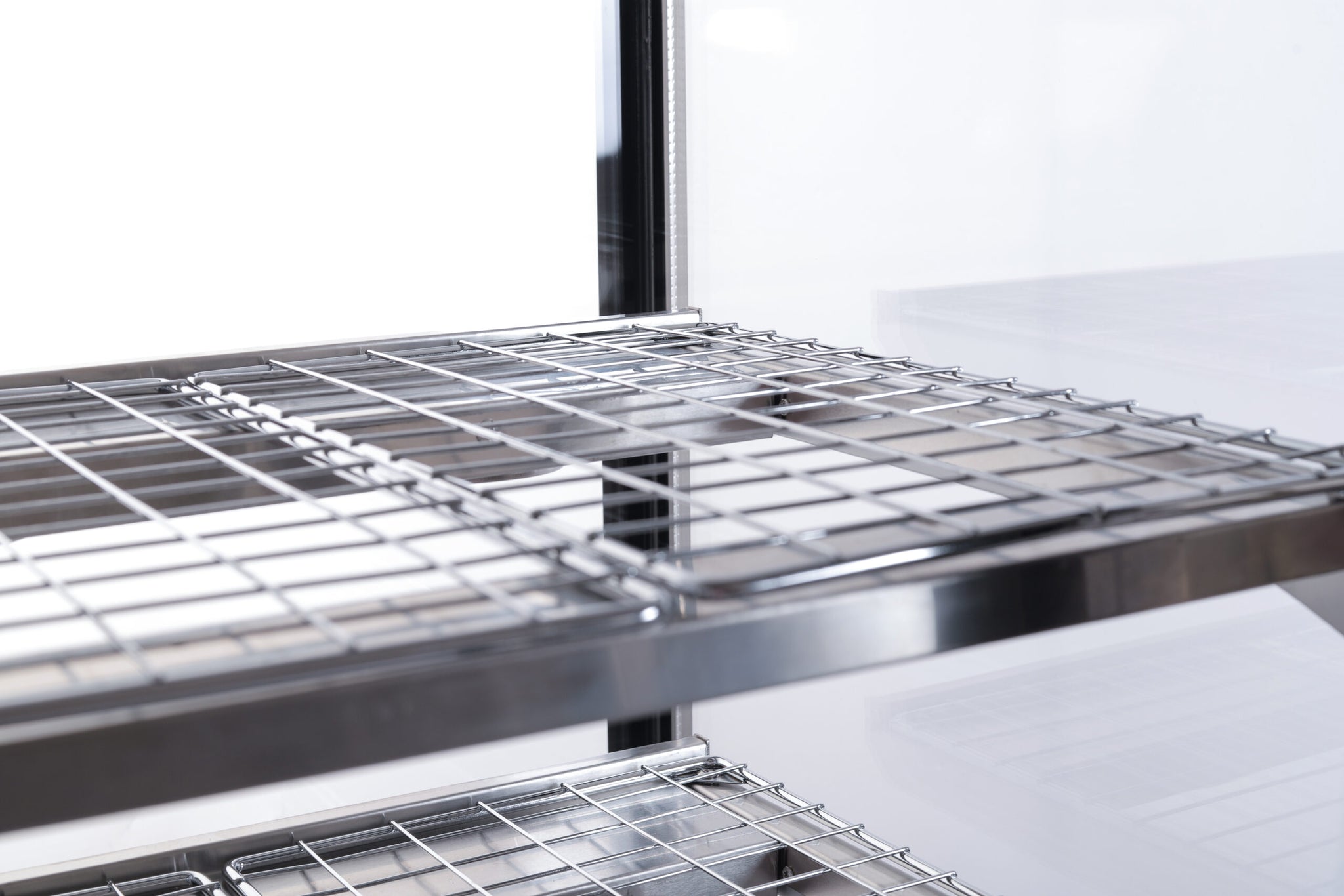 Anvil NDHV3720 - 600mm Hot Square Glass Display - 3 Tier