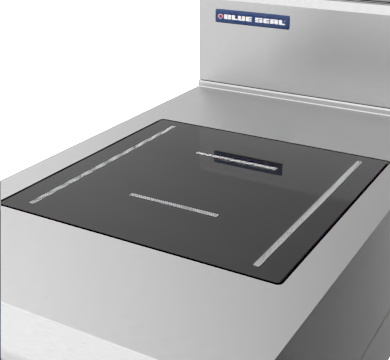 Blue Seal Evolution Series IN511F-B 450mm Single Full Area Induction Benchtop Cooktop