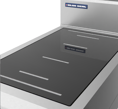 Blue Seal Evolution Series IN512F-B 450mm Two Full Area Induction Benchtop Cooktop