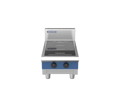 Blue Seal Evolution Series IN512F-B 450mm Two Full Area Induction Benchtop Cooktop