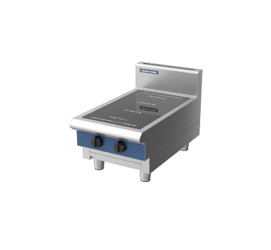 Blue Seal Evolution Series IN512F-B 450mm Two Full Area Induction Benchtop Cooktop