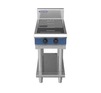 Blue Seal Evolution Series IN512F-LS 450mm Two Full Area Induction Cooktop on Leg Stand