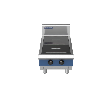 Blue Seal Evolution Series IN512R3-B 450mm Two Round Induction Benchtop Cooktop
