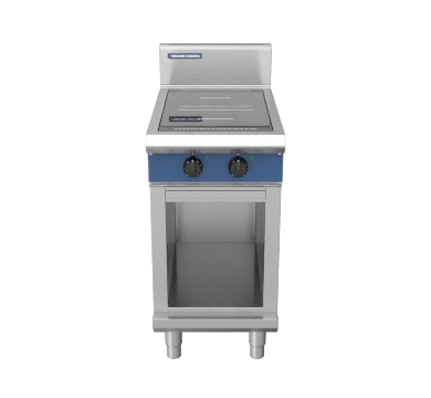 Blue Seal Evolution Series IN512R5-CB 450mm Two Round Induction Cooktop on Cabinet Base