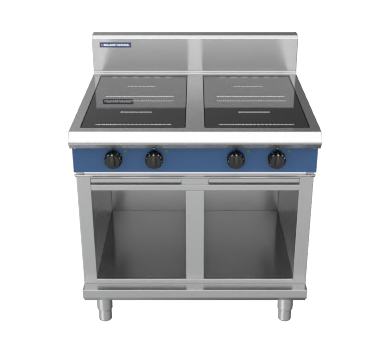 Blue Seal Evolution Series IN514R3-CB 900mm Four Round Induction Cooktop on Cabinet Base