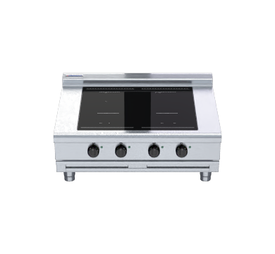 Waldorf 800 Series INL8400F-B - 900mm Electric Induction Cooktop Low Back Version - Bench Model