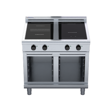Waldorf 800 Series INL8400R3F-CB- 900mm Electric Induction Cooktop Low Back Version - Cabinet Base