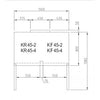 Turbo Air KR45-2-N(HC) Upright Two Door Fridge 1215L