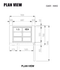 Turbo Air KSR9-1-N(HC) 900mm One Door Salad Prep Fridge 213L