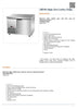FED LBF090 Single Door Lowboy Fridge  900x700x700