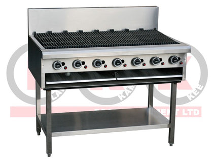 LKK CG12 7 Burner Gas Chargrill 1200mm
