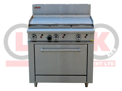 LKK OB6A+O Gas Hotplate With Static Oven 900mm