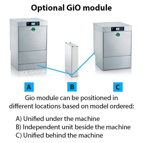 Meiko M-iClean US GiO - Underbench Dishwasher and Glasswasher 400x400mm