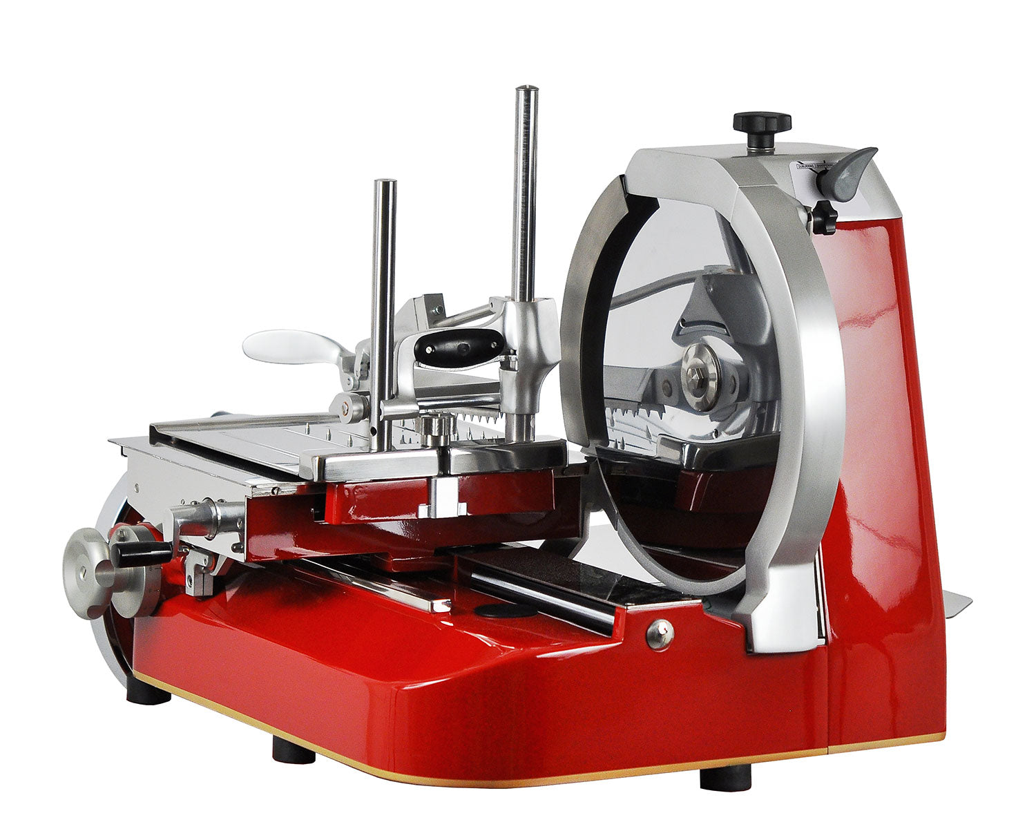 NOAW NS330M Heritage Flywheel Meat Slicer - Red