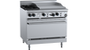 B+S Black Combination Ovens with Two Open Burners & 600mm Grill plate OV- SB2-GRP6