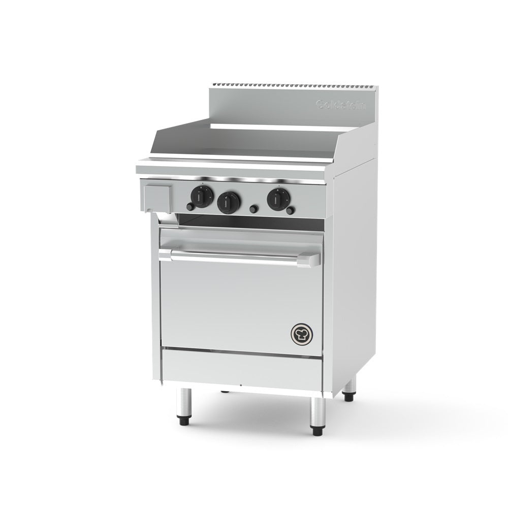 Goldstein PF24G20E-X - 600mm Gas Griddle with 500mm Electric Static Oven