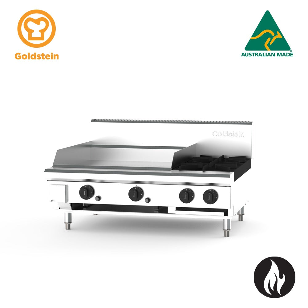 Goldstein PFB24G2-X - 2 Burners Cooking Tops with 610mm Griddle