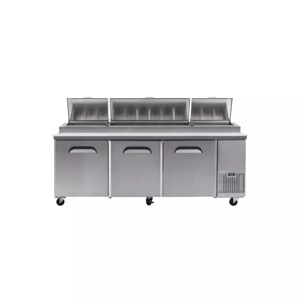 Bromic PP2370 Three Door Pizza Preparation Fridge 873L