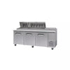 Bromic PP2370 Three Door Pizza Preparation Fridge 873L