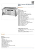 PPB/15 two door DELUXE Pizza Prep Bench / 150Kg / 1480x810x1050