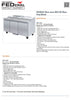 Thermaster PWB200 Three door DELUXE Pizza Prep Bench 10 × 1/3 GN pan 2000mmW