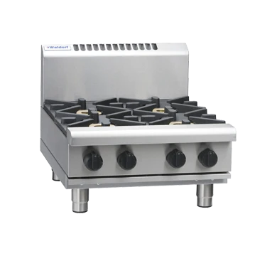 Waldorf / RNL8406G-B_LPG / 600mm Gas Cooktop Low Back Version Bench Model (40MJ, LPG) / 116kg / W600 x D805 x H370 / 1Y Warranty