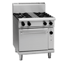 Waldorf / RN8510GE_NAT / 750mm Gas Range Electric Static Oven - 4 burner cooktop range (112MJ, Natural Gas) / 240kg / W750 x D805 x H1130 / 1Y Warranty