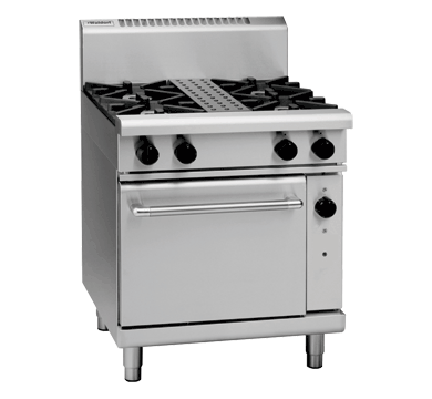 Waldorf 800 Series RNL8513G - 750mm Gas Range Static Oven Low Back Version - Natural Gas