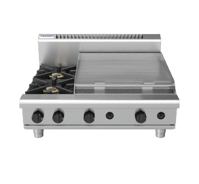 Waldorf 800 Series RN8606G-B - 900mm Gas Cooktop Bench Model - Natural Gas