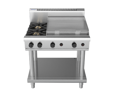 Waldorf 800 Series RN8606G-LS - 900mm Gas Cooktop Leg Stand - Natural Gas