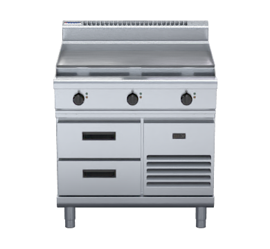 Waldorf 800 Series RN8609E-RB - 900mm Electric Cooktop Refrigerated Base