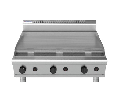 Waldorf / RN8609G-B_LPG / Gas Cooktop with 900mm griddle Bench Model (60MJ, LPG) / 174Kg / W900 x D805 x H530 / 1Y Warranty