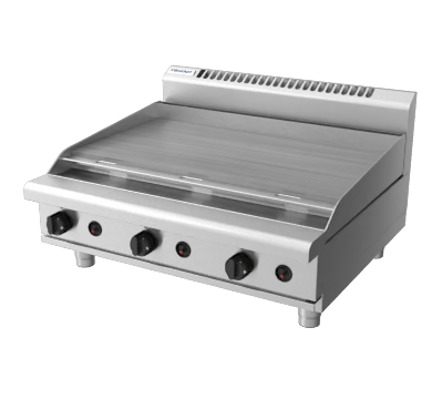 Waldorf / RN8609G-B_NAT / Gas Cooktop with 900mm griddle Bench Model (60MJ, Natural Gas) / 174Kg / W900 x D805 x H530 / 1Y Warranty