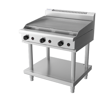 Waldorf / RN8609G-LS_NAT / 900mm Gas Cooktop with 900mm griddle on Leg Stand (60MJ, Natural Gas) / 174Kg / W900 x D805 x H1130 / 1Y Warranty