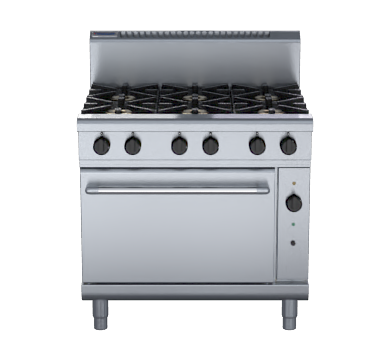Waldorf 800 Series RN8610GC - 900mm Gas Range Convection Oven - Natural Gas