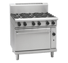 Waldorf / RN8610G_LPG / 900mm Gas Range Static Oven - 6 burner cooktop range(198MJ, LPG) / 274kg / W900 x D805 x H1130 / 1Y Warranty